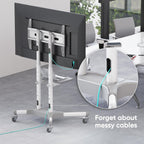 Mobile TV Stand on Wheels for 32" 65