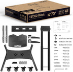Mobile TV Stand on Wheels for 32"-70" Screen