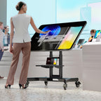 Mobile TV Stand on Wheels for 32"-70" Screen