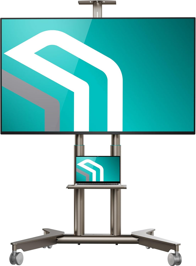 Mobile TV Stand on Wheels for 32”-75” Screen