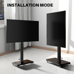 Mobile TV Stand on Wheels for 42-75 Inch