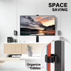 Mobile TV Stand on Wheels for 42-75 Inch