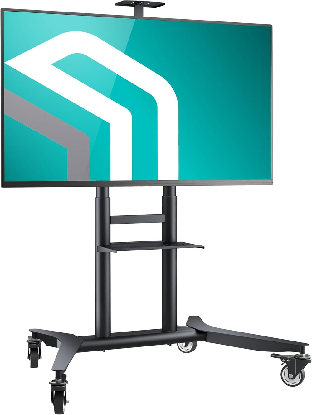 Mobile TV Stand on Wheels for 55"-90" Screen