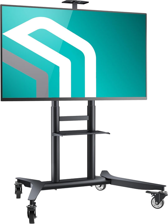 Mobile TV Stand on Wheels for 55"-90" Screen