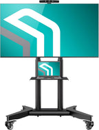 Mobile TV Stand on Wheels for 55"-90" Screen