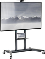 Mobile TV Stand on Wheels for 55-90 Inch