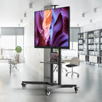 Mobile TV Stand on Wheels for 55"-90" Screen