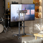 Mobile TV Stand on Wheels for 55"-90" Screen