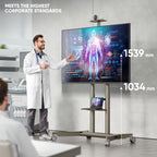 Mobile TV Stand on Wheels for 55"-90" Screen