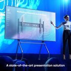 Mobile TV Stand on Wheels for 70" 110
