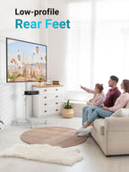 Mobile TV Stand on Wheels Free Standing