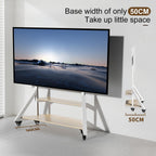 Mobile TV Stand with Wheels 65-100 Inch