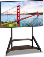 Mobile TV Stand with Wheels 65-100 Inch