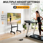 Mobile TV Stand with Wheels for 40-85 Inch
