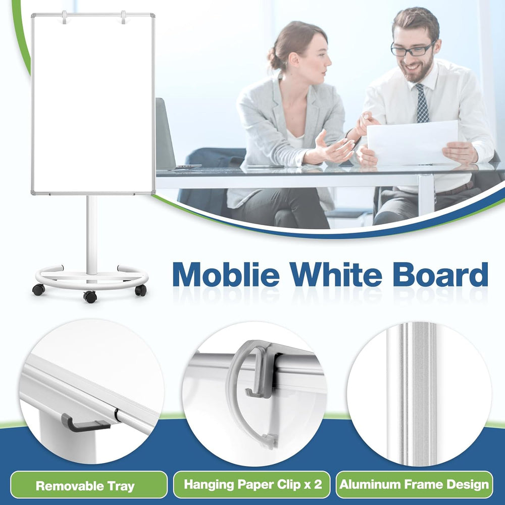 Mobile Whiteboard Magnetic Board with Stand Height