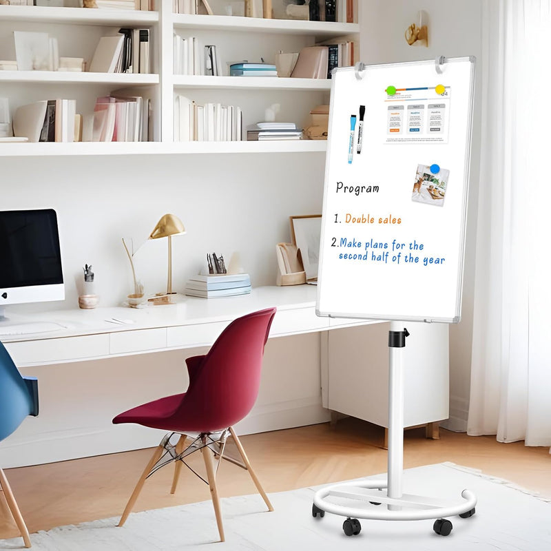 Mobile Whiteboard Magnetic Board with Stand Height