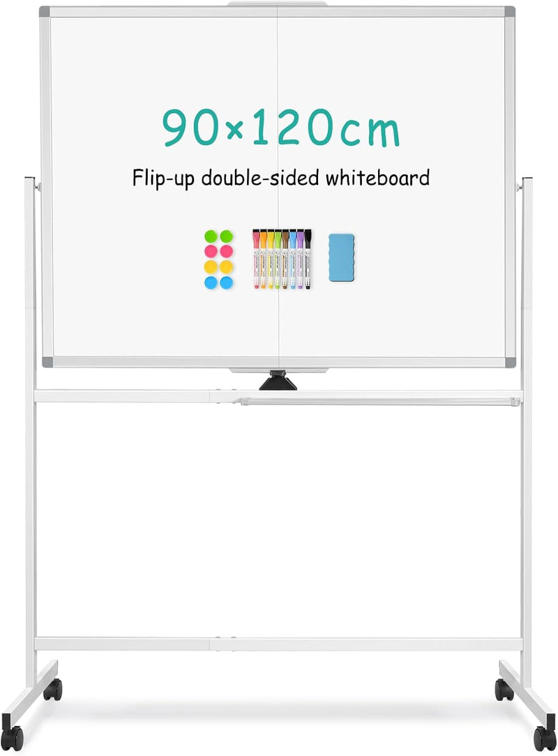 Mobile Whiteboard Magnetic Board with Stand Height