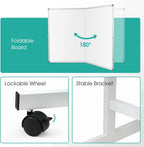 Mobile Whiteboard Magnetic Board with Stand Height