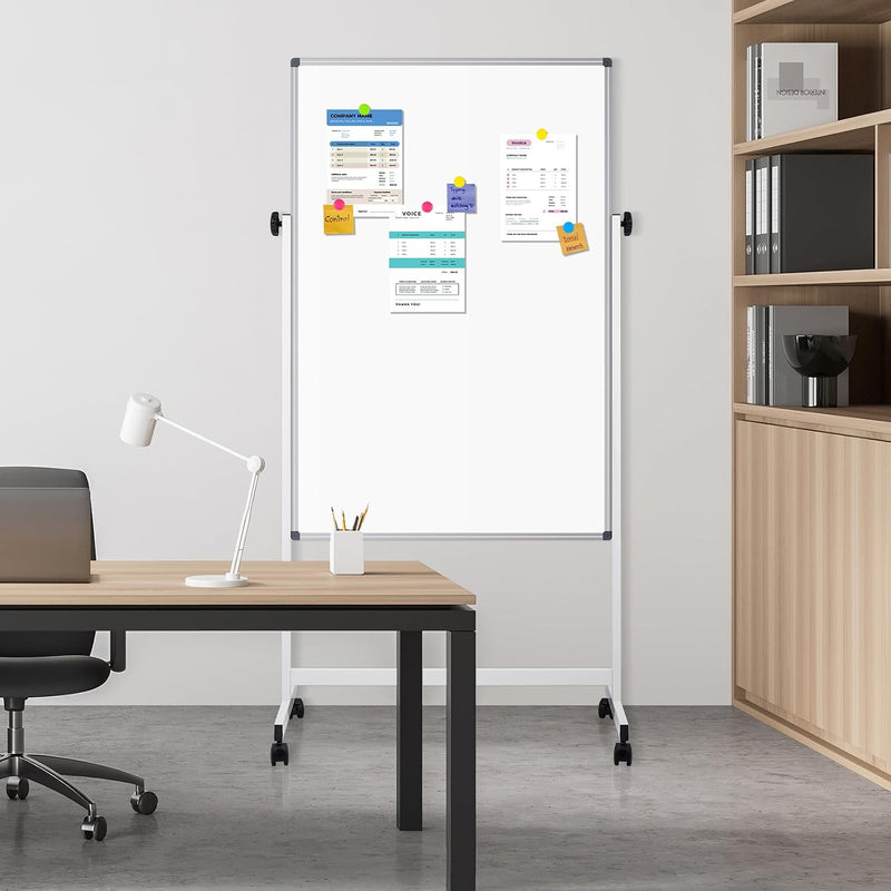 Mobile Whiteboard Magnetic Board with Stand Height