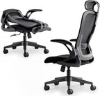 Model U Folding Office Chair Ergonomic Design