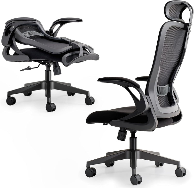 Model U Folding Office Chair Ergonomic Design