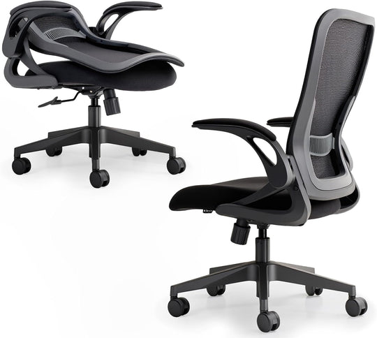 Model U Folding Office Chair Ergonomic Design