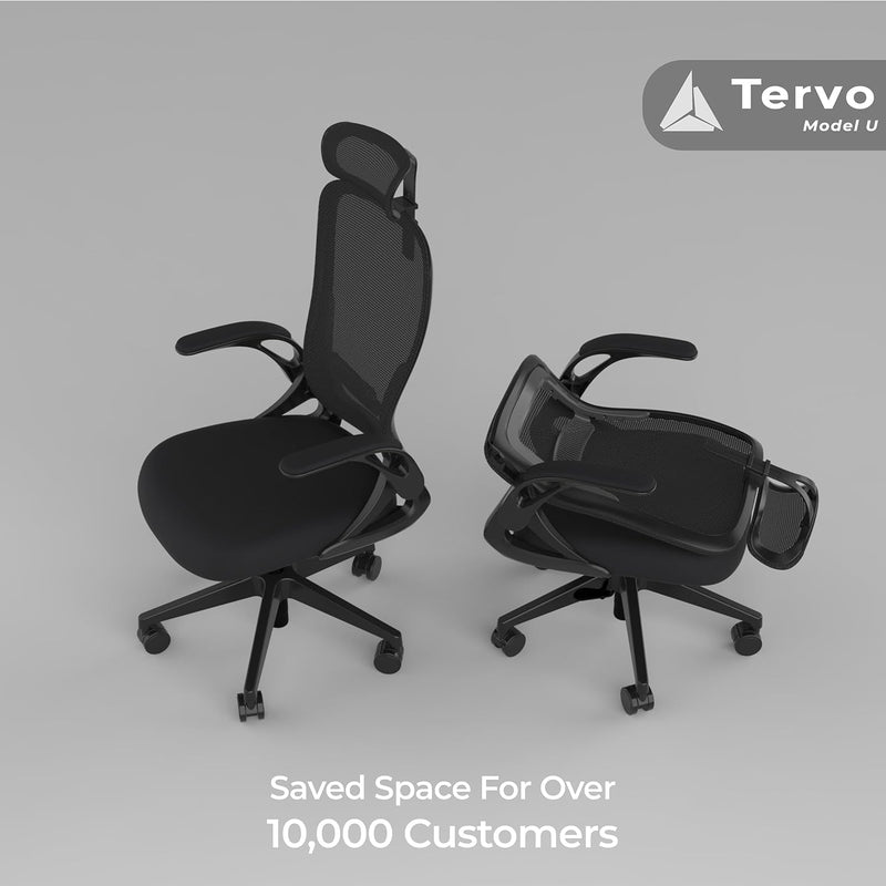 Model U Folding Office Chair for Small Spaces