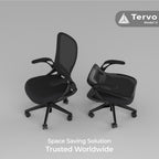 Model U Folding Office Chair for Small Spaces