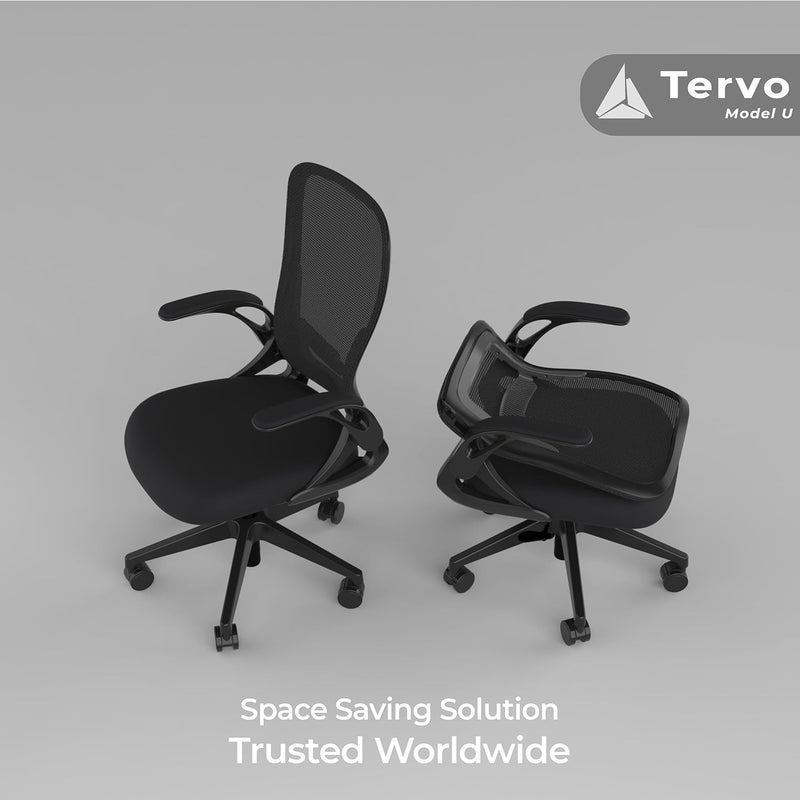 Model U Folding Office Chair for Small Spaces