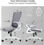 Model U Folding Office Chair for Small Spaces