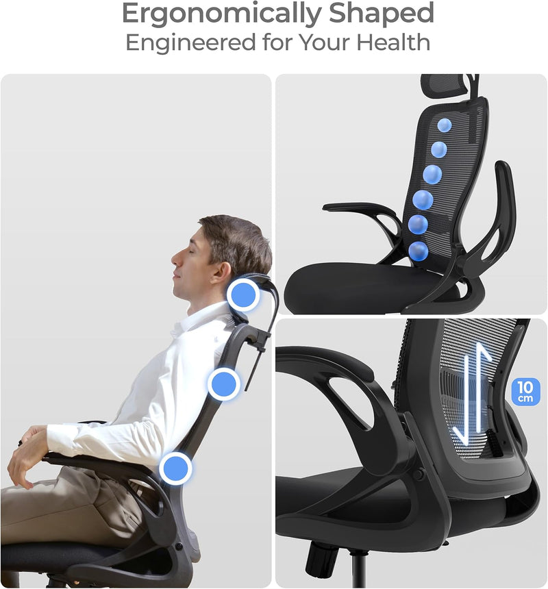 Model U Folding Office Chair for Small Spaces