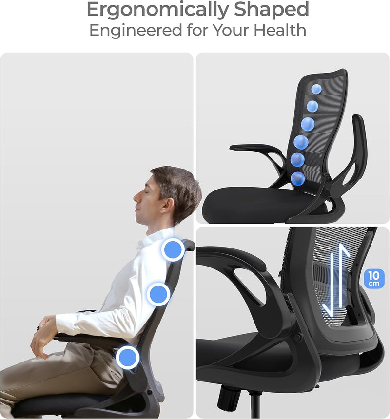 Model U Folding Office Chair for Small Spaces