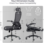 Model U Folding Office Chair for Small Spaces