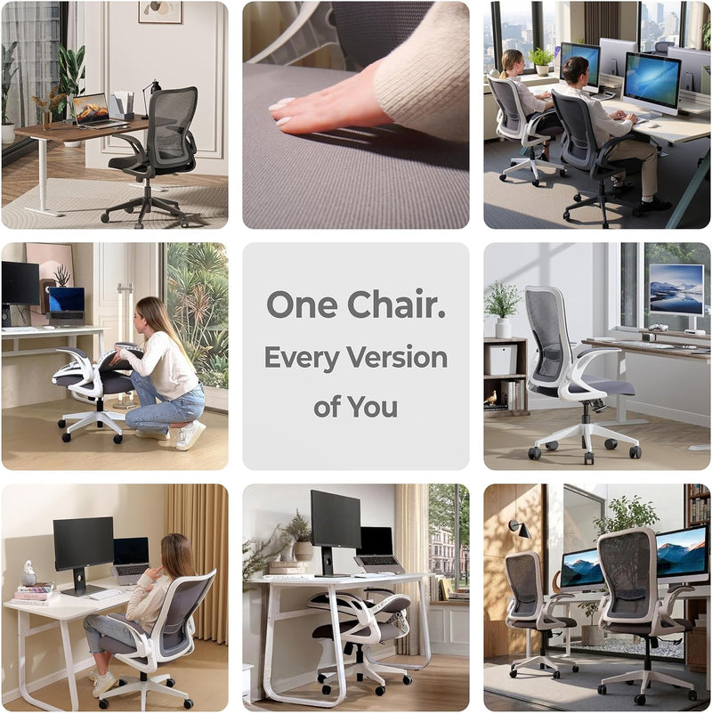 Model U Folding Office Chair for Small Spaces