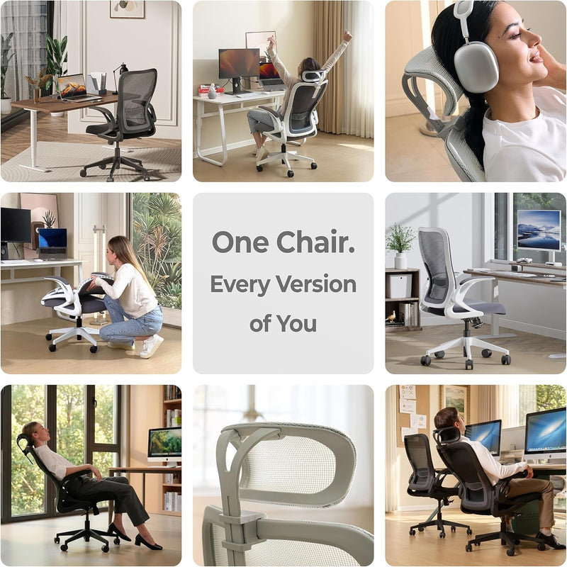 Model U Folding Office Chair for Small Spaces