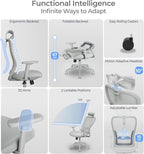 Model Y Folding Office Chair for Small Spaces