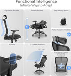 Model Y Folding Office Chair for Small Spaces