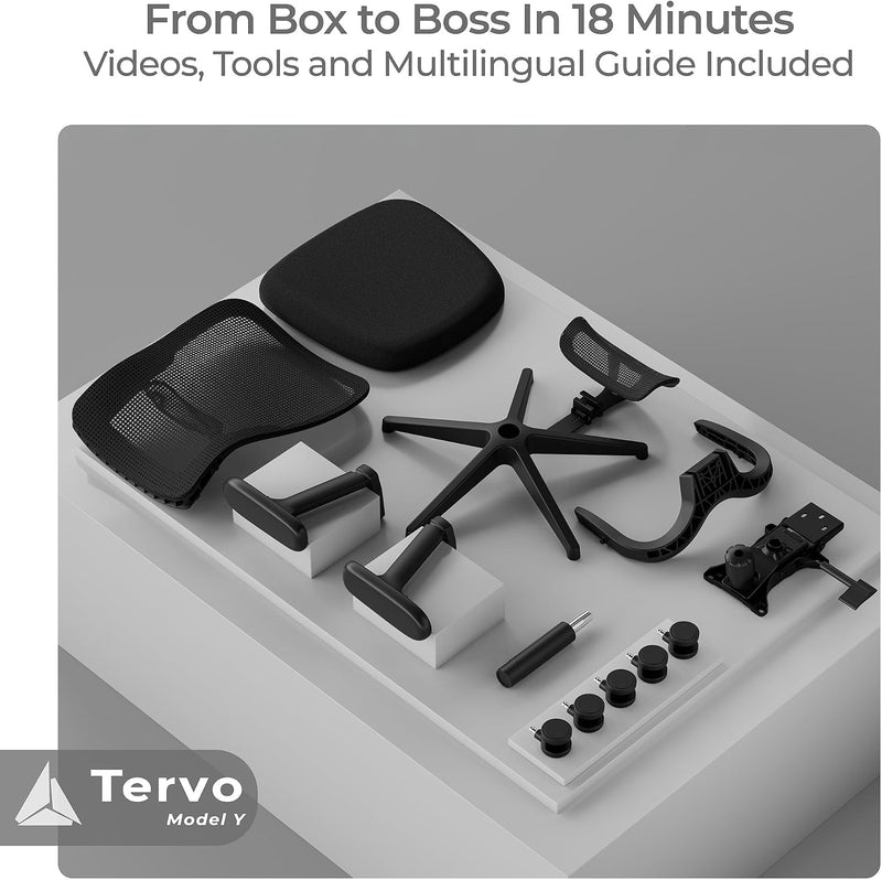 Model Y Folding Office Chair for Small Spaces