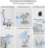 Model Y Folding Office Chair for Small Spaces