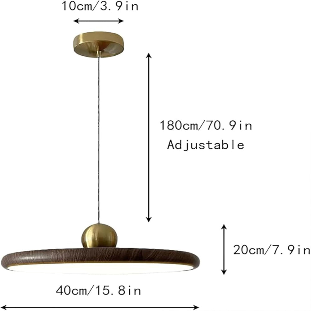 Modern 40CM Dimmable LED Pendant Light Fixture Vintage