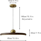 Modern 40CM Dimmable LED Pendant Light Fixture Vintage
