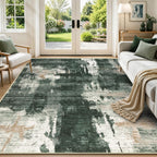 Modern Abstract Area Rug Living Room