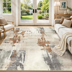 Modern Abstract Area Rug Living Room