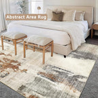 Modern Abstract Area Rug Living Room Extra Large