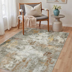 Modern Abstract Area Rug Living Room Extra Large