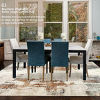 Modern Abstract Area Rug Living Room Extra Large