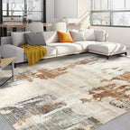 Modern Abstract Area Rug Living Room Extra Large