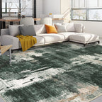 Modern Abstract Area Rug Living Room Extra Large