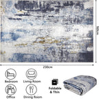 Modern Abstract Area Rug Living Room Extra Large