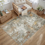 Modern Abstract Area Rug Living Room Extra Large